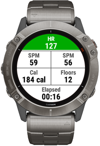 FTMS All Sync main workout screen with smart trainer metrics