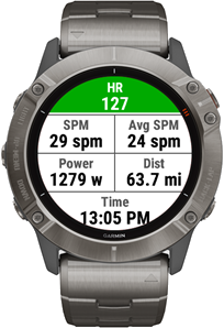 FTMS All Sync alternative metrics layout on rower